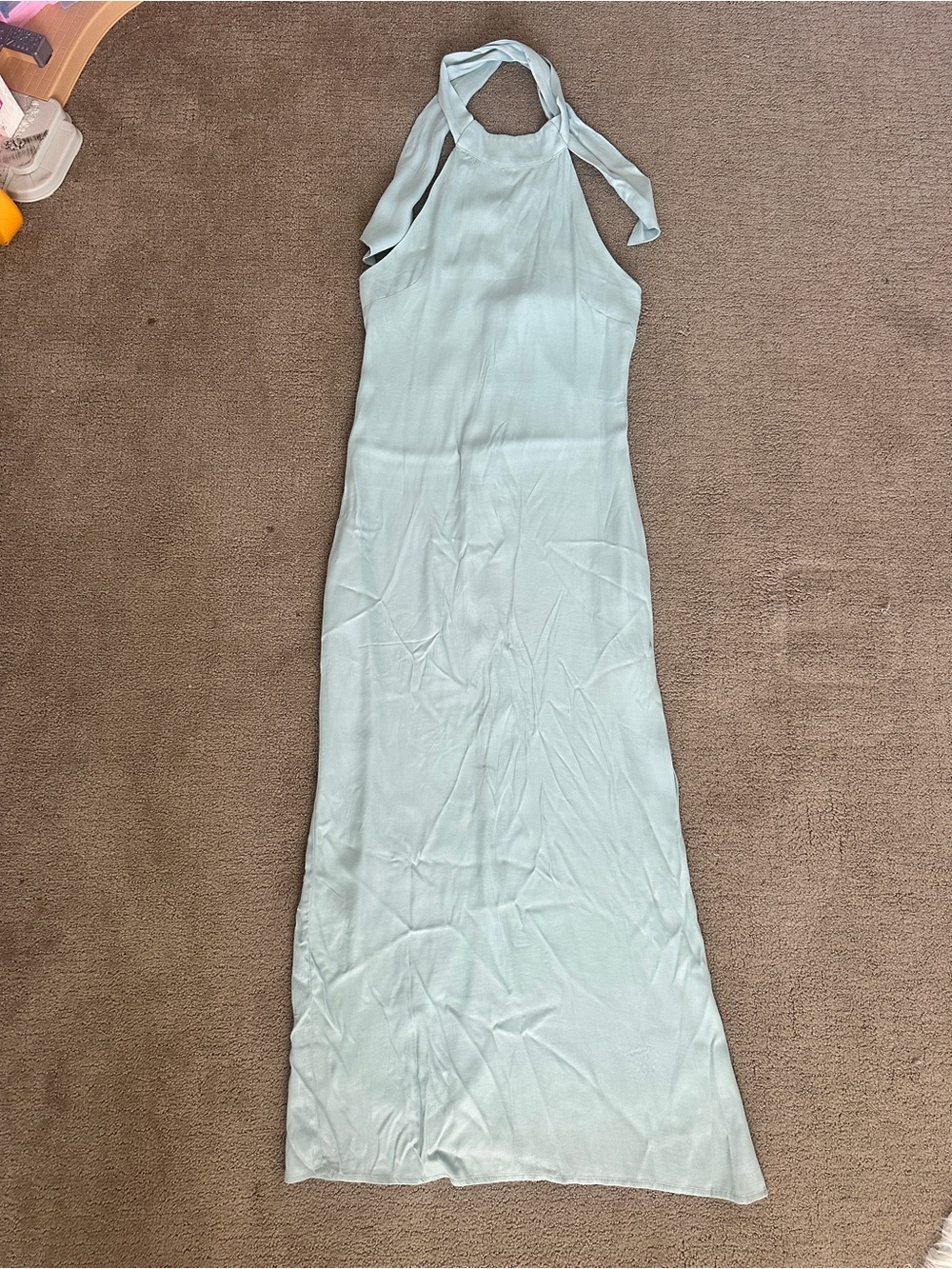 Forever 21 Mint Halter Maxi Dress